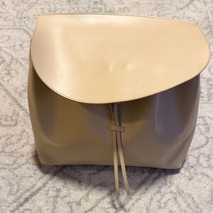 Armadio - Beige Leather "Augusta" Satchel Bag